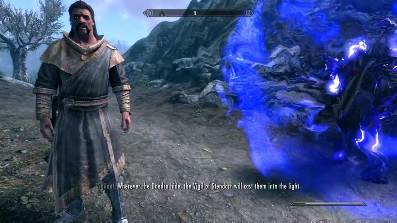 Vinesauce encounters a Vigilant of Stendarr