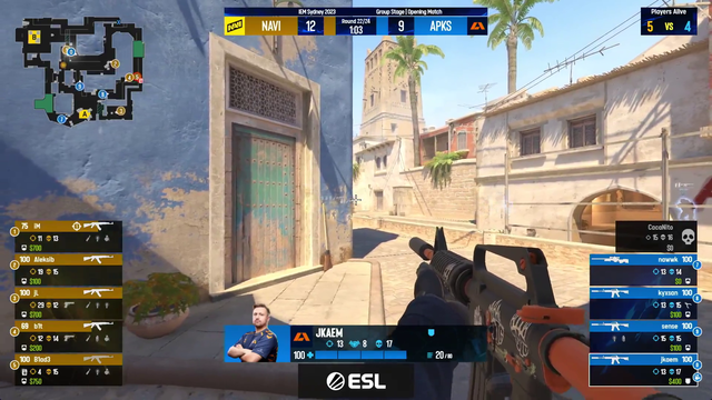 jL with a 30-bomb on the first CS2 LAN Tournament with MR12