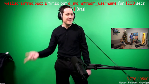 Mizkif and CEO Andy have a dance off.