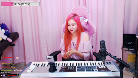 Korean Streamer plays a beautiful version of Country Roads