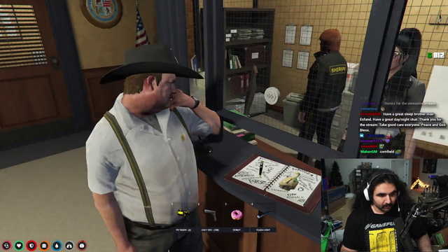 Cornwood's roast session over the PD radio