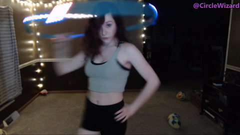 Best hula hoop trick by laribug