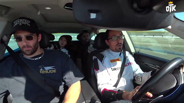 Nick Emily & Hasan are totally ready for the super car race track