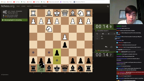 penguingm1 plays a 15-second game against the computer