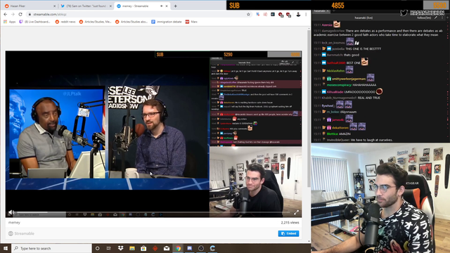Hasan calls Destiny a liar