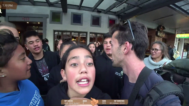 New Zealand kids does the Haka for Hitch's chat