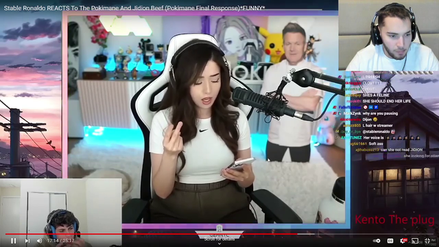Adin Ross and Ronaldo on the Poki & Ninja drama