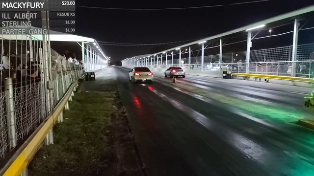 'Hood Track' Claims another Victim. (Driver was not hurt)