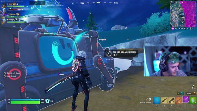 Ninja’s teammate trolling with a classic