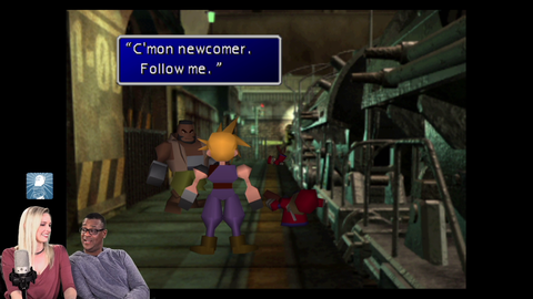 Voice actor for Barret in the FF7 Remake playing the original game