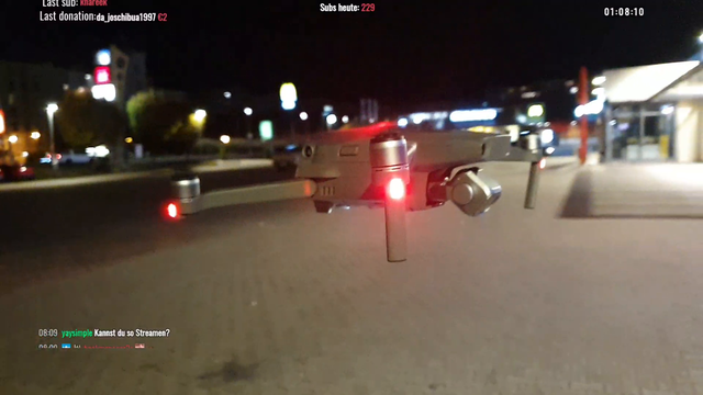 Streamer gets hit by a Drone
