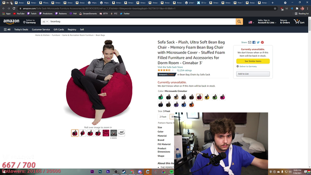 senny forgets to hide his tabs