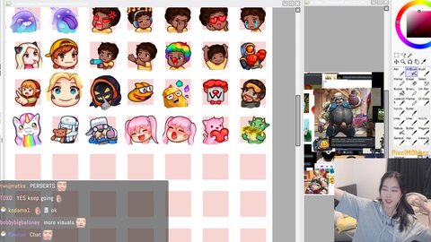 Hentai artist planning her next stream