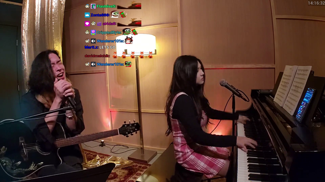 Hachu organizes a mini music concert