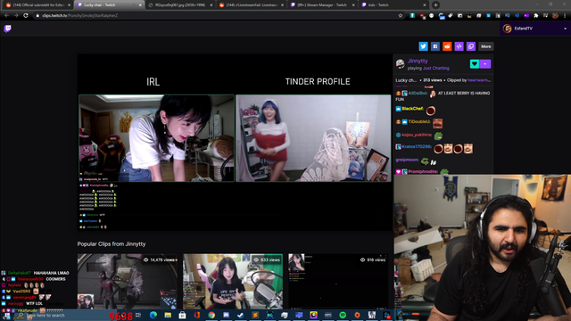 Esfand hides boner