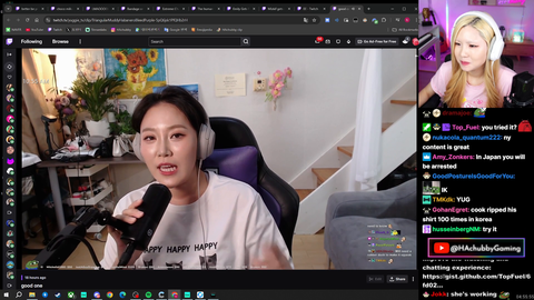 Hachu falls for it