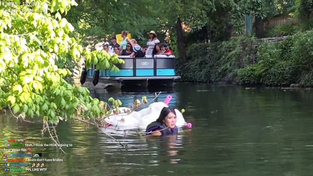 Emily became a Tourist Attraction after sinking her Cardboat Boat