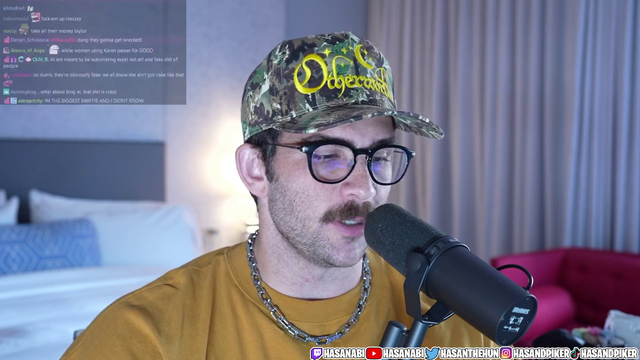 Hasan says he makes the same amount of money as a doctor