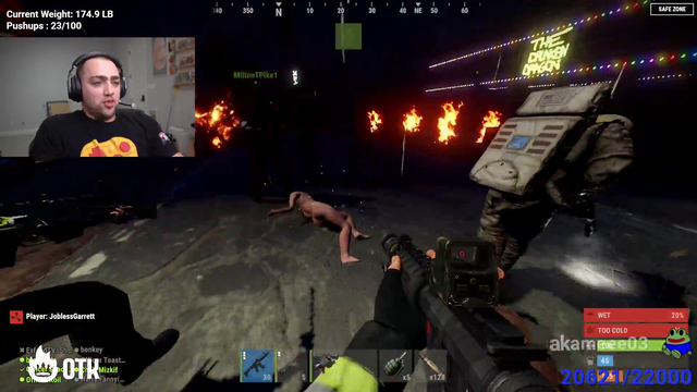 The People of Rust Vegas are Smited by The Blood God after a Failed Ritual