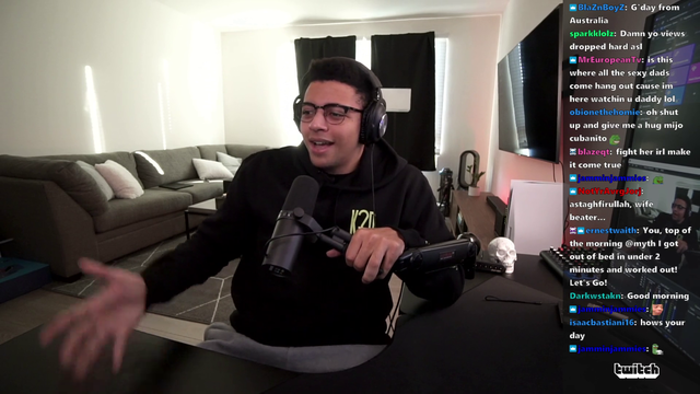 myth talk about his experience with a woman
