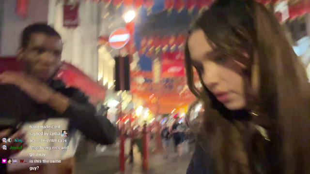 Weirdo keeps following Lydia