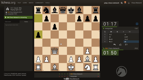 Chess streamer baits a stream sniper