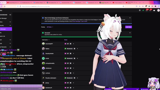 Filian promotes a random chatter to mod, starts Death Note arc