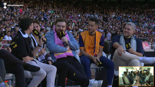 Camp nou stadium with a maximum capacity of 99,000 seats is sold for upcoming Kings League game