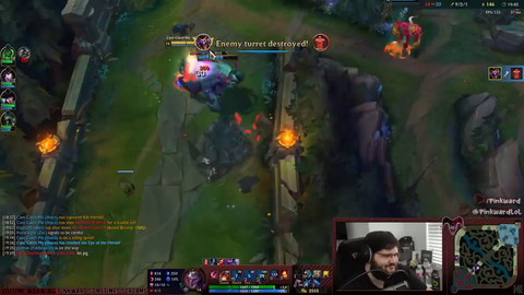 The clip people think got pinkwardlol banned. Yikers