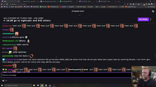 Quin reacting to a forbidden Twitch clip