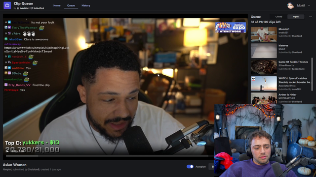 Mizkif responds to NMP about "seeking asian women for stream content"