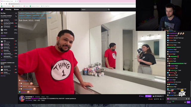 Soda watches Nick guard his bathroom drawers