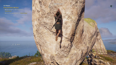 "I should probably not climb on this."