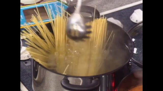 Graham disturbs his pasta