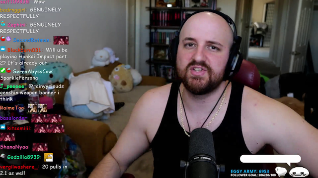 Tectone celebrates harassing smaller streamers.