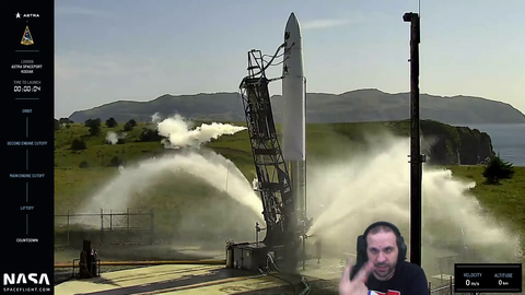Rocket Launch goes wrong, then kinda right??