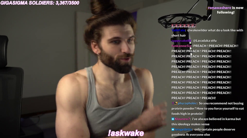 Wake Reveals What He Looked Like With Short Hair