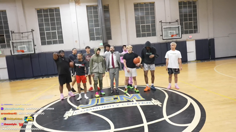 Basketball Court Owner Sets Up FaZe Clan To Say "Stand With Israel"
