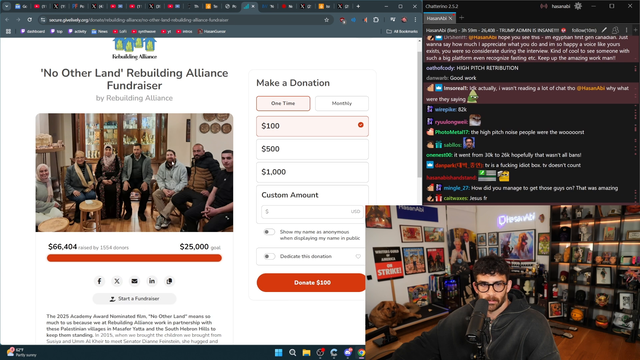 Hasan's community raises $80k in less than an hour for a Palestinian relief and advocacy group