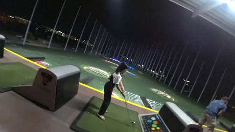 Gigi Tries Golfing