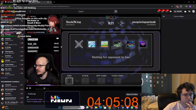 Plup gets sage advice from Mew2King