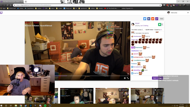 Mitch reacts to the Mizkif clip.