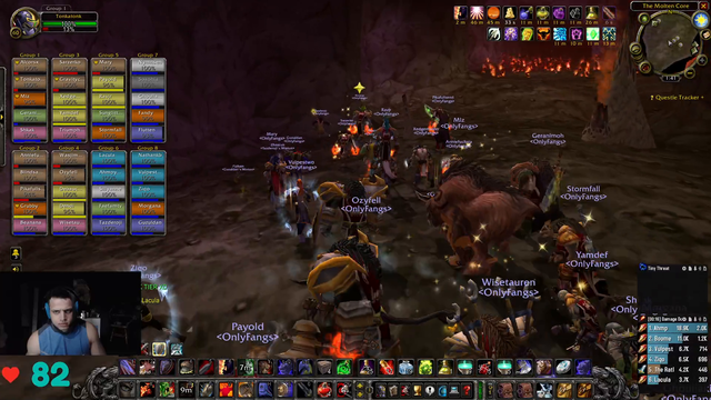 Onlyfangs almost wipe on trash in MC