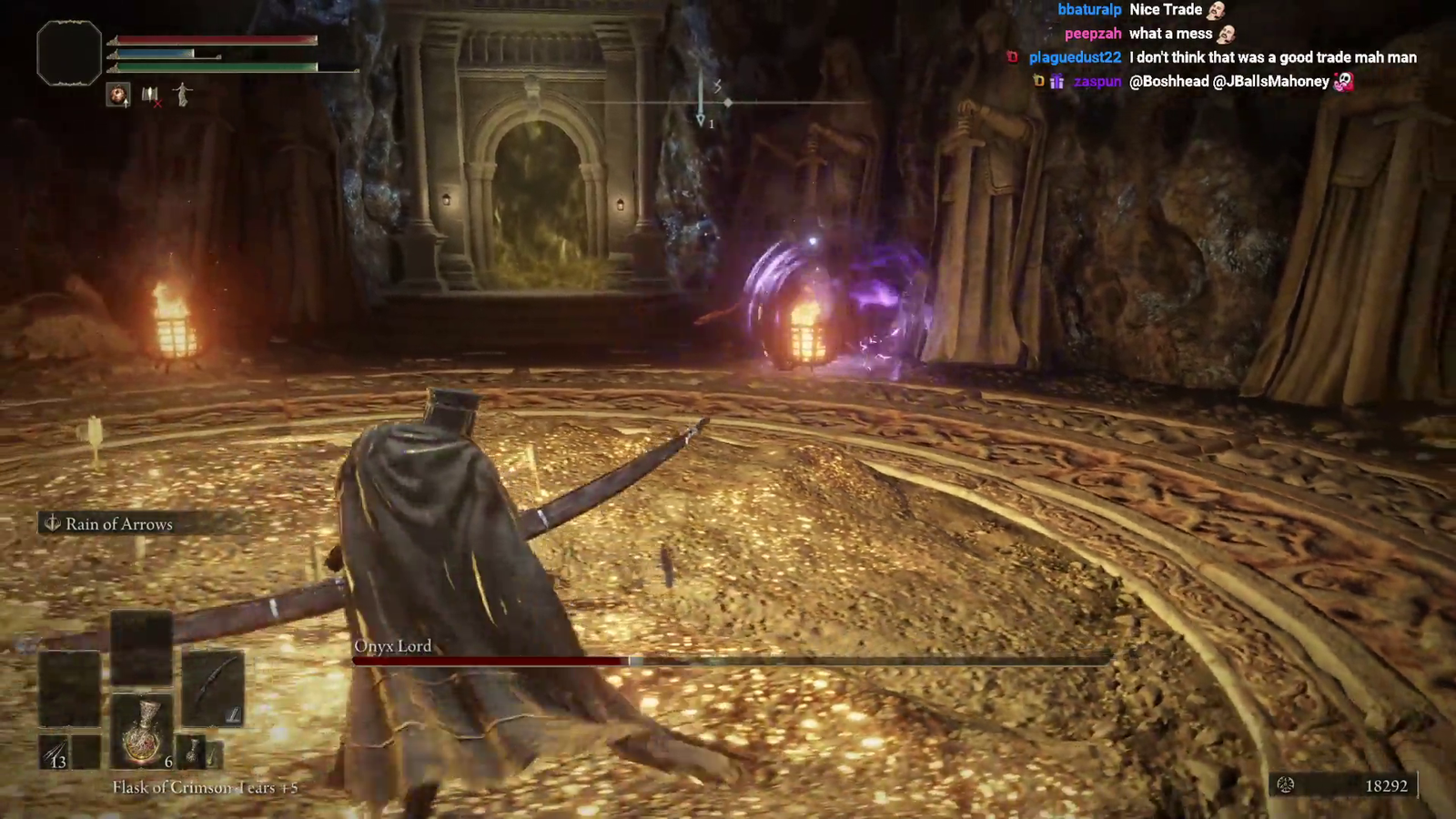 Distortion2 get styled on by the Onyx Lord in his Greatbow Only run