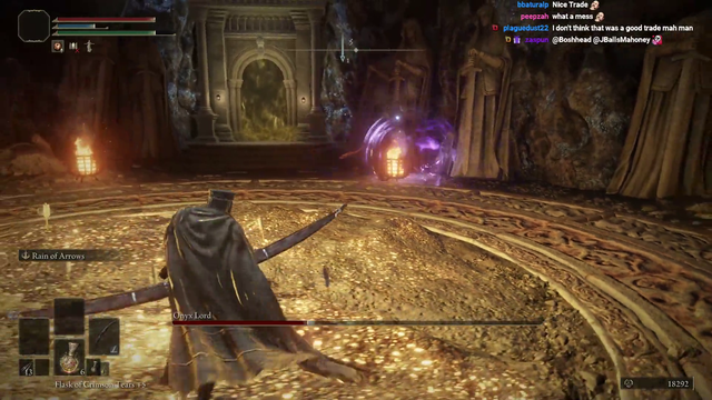 Distortion2 get styled on by the Onyx Lord in his Greatbow Only run