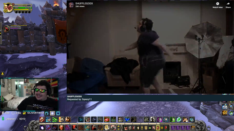 Greek showing off his moves