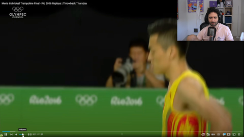 Nymn watches the Olympics