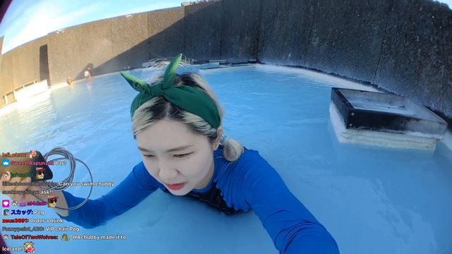 Pepega on natural hot tub