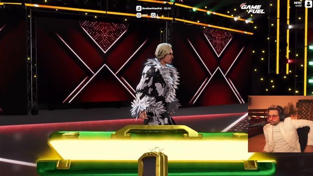 xQc made a perfect appearance in WWE