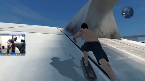 Charlie hits a WICKED trick in skate 3